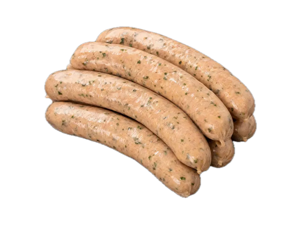 Marinated chicken sausages