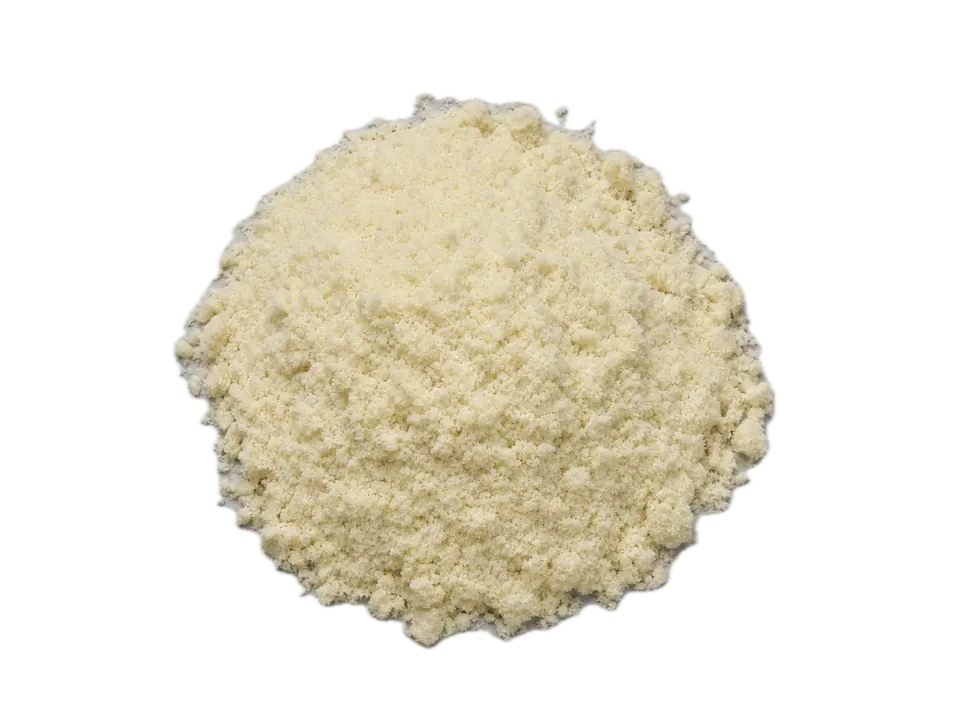 Partially defatted almond flour